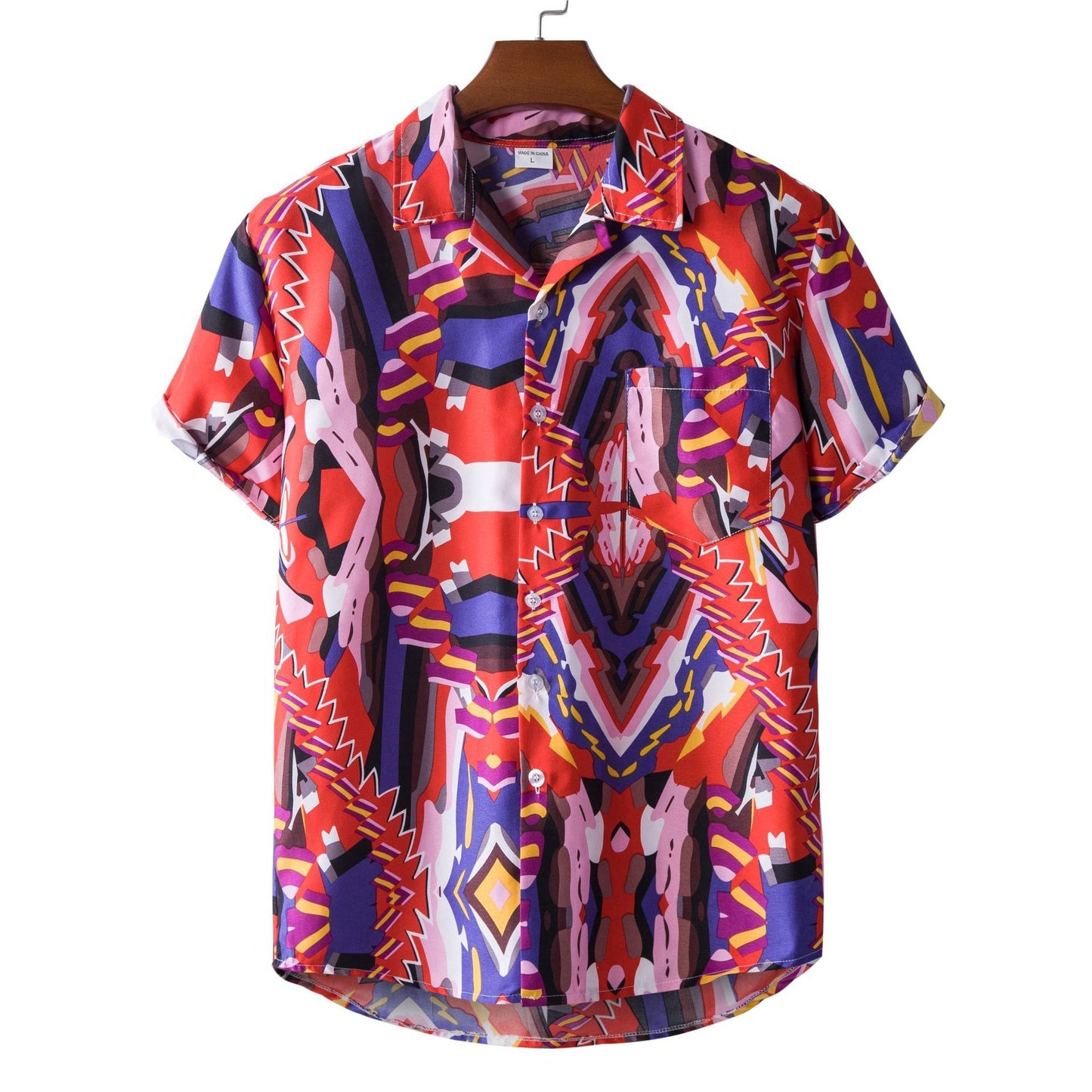 Printed Short-sleeved Shirt