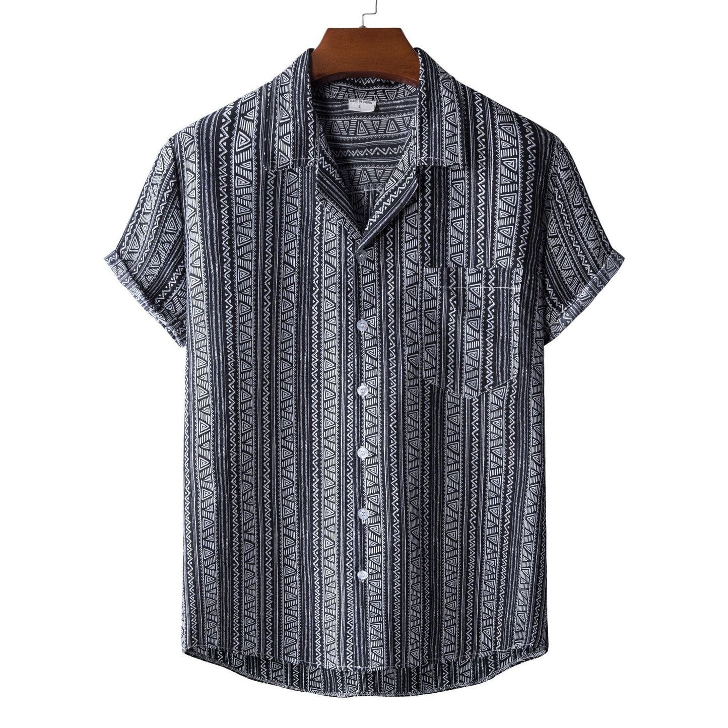 Printed Short-sleeved Shirt
