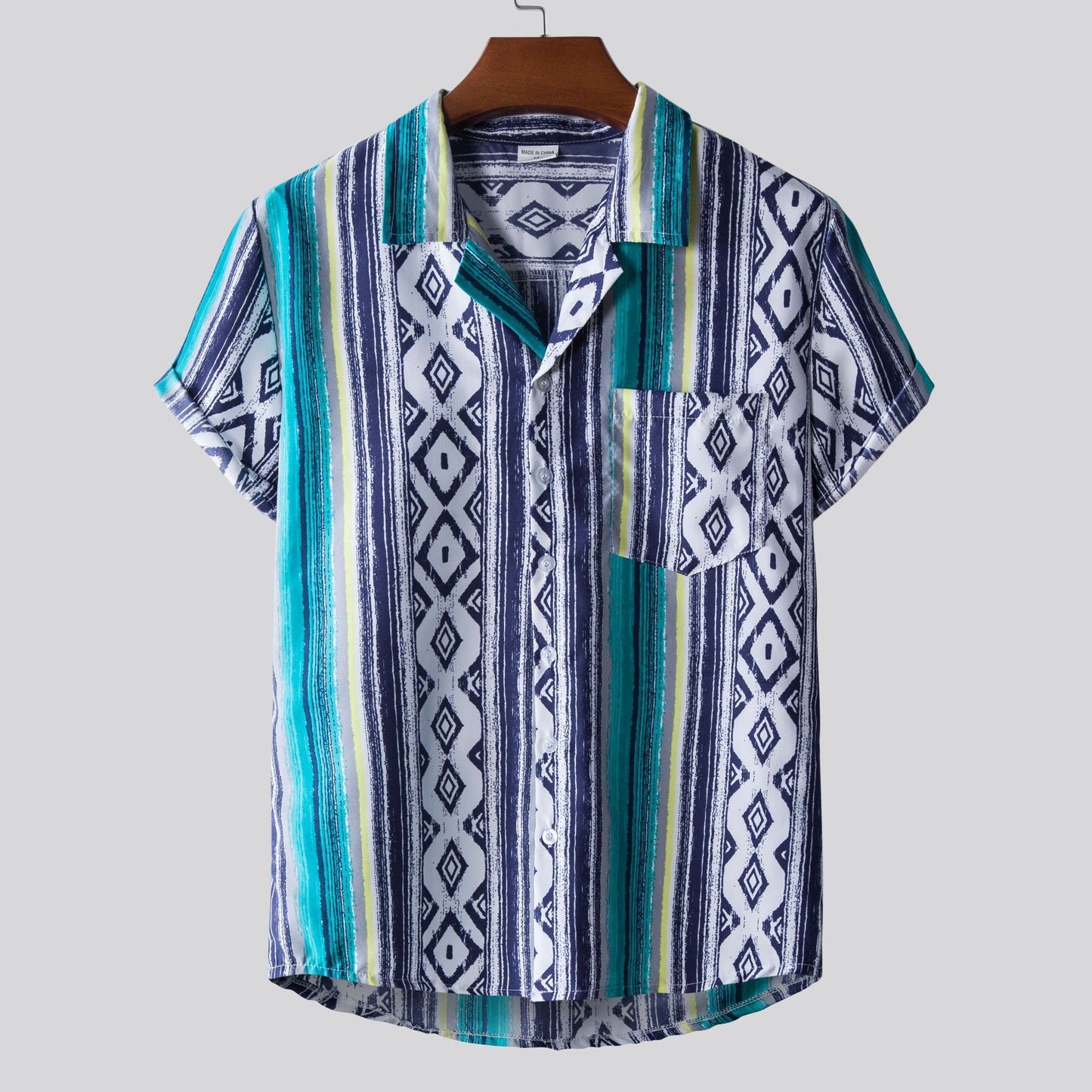Printed Short-sleeved Shirt