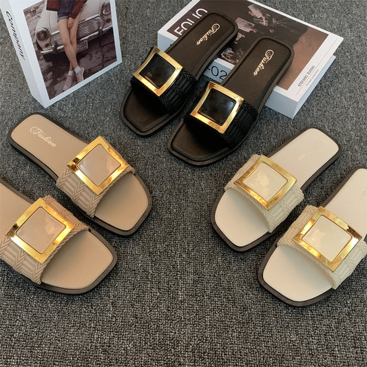 Summer Flat Slippers All-match Casual