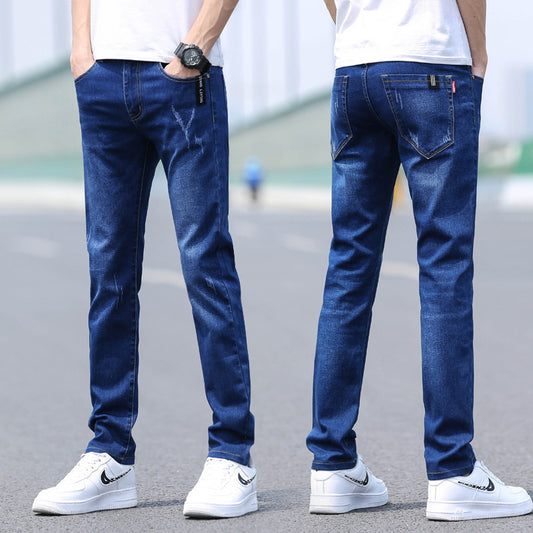 Spring And Summer Denim Trousers