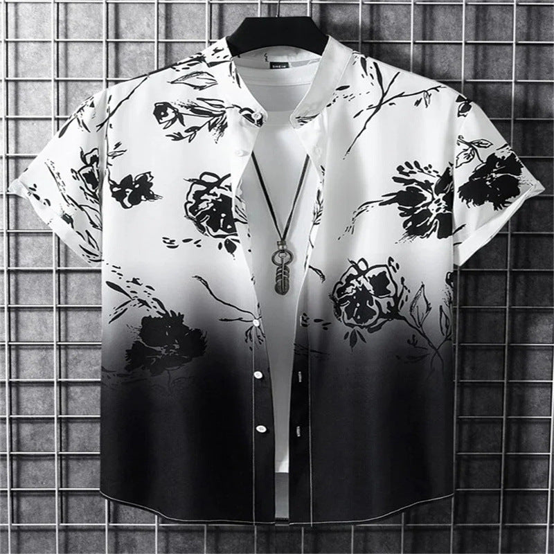 Hawaii Beach 3D Printed Shirt Short Sleeve