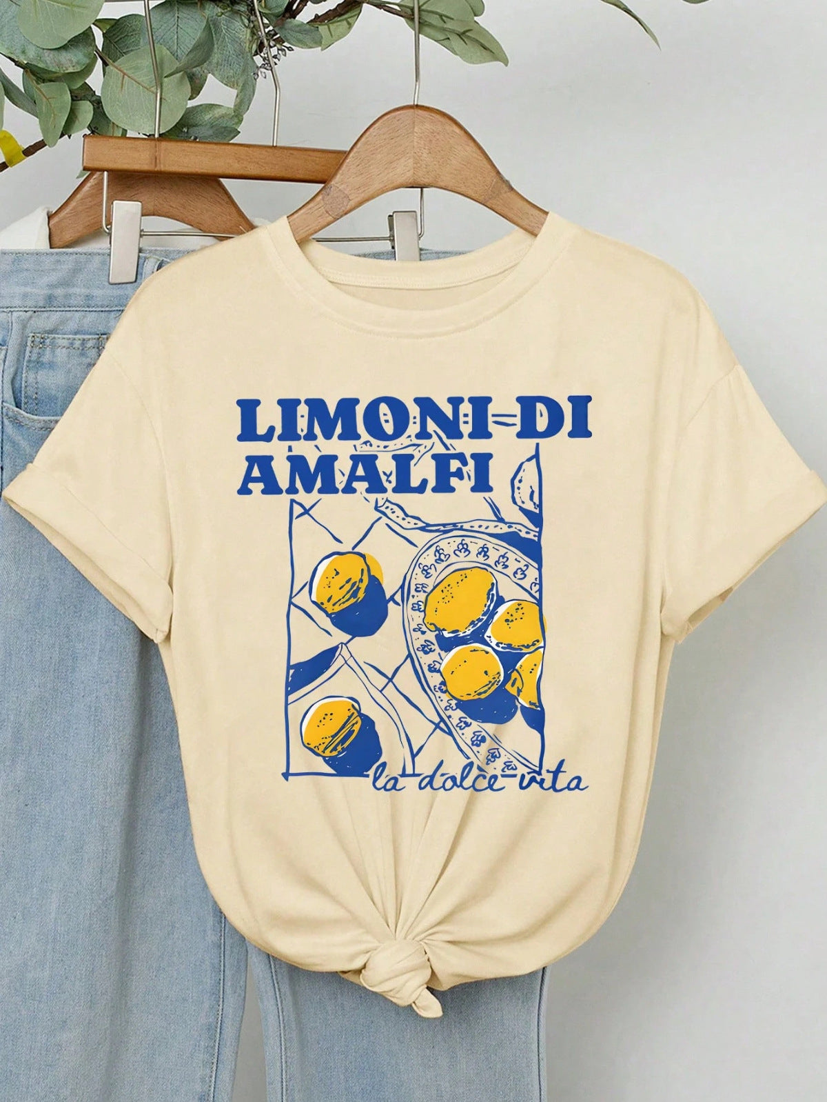 Lemon Graphic Short Sleeve