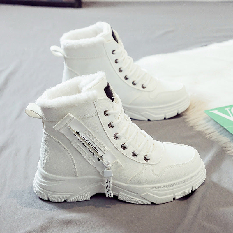 Plus Size Fleece-lined Warm Snow Boots