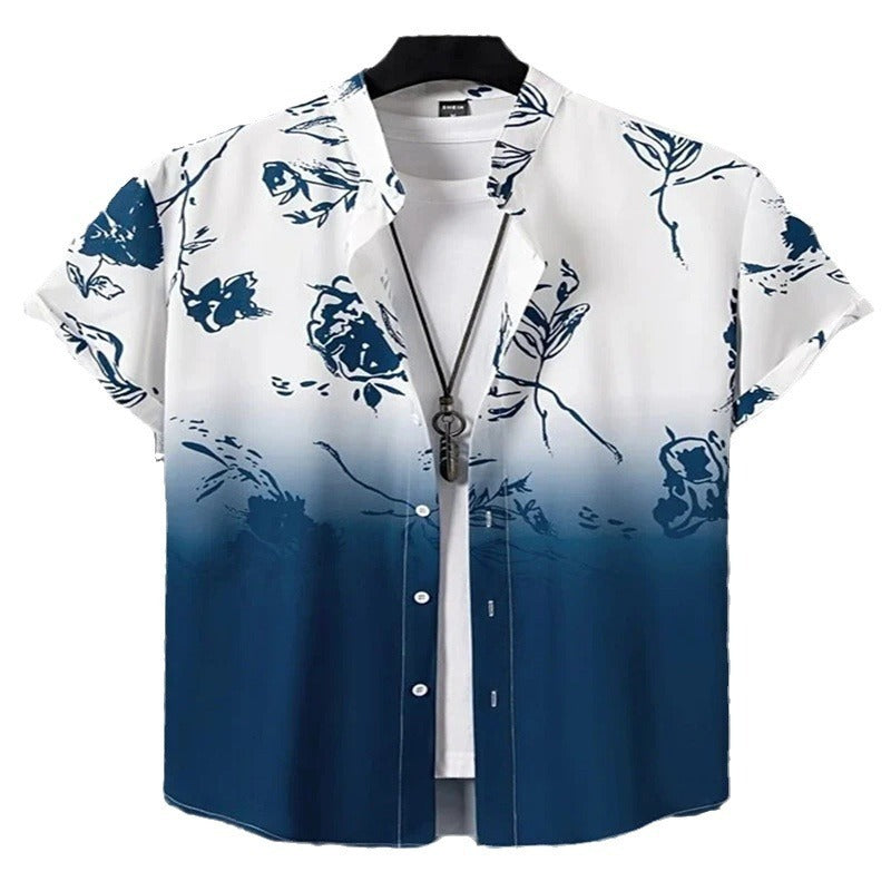 Hawaii Beach 3D Printed Shirt Short Sleeve