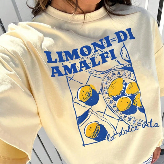 Lemon Graphic Short Sleeve